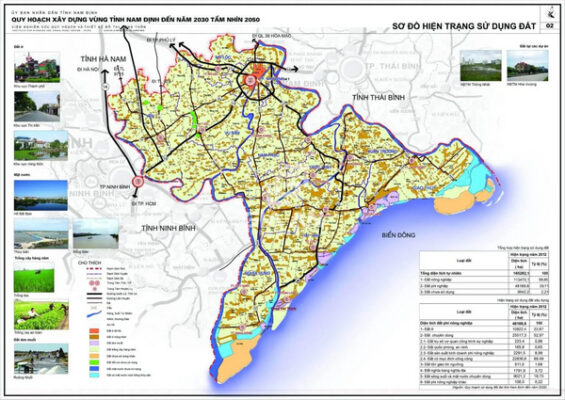 Bản đồ quy hoạch tỉnh Nam Định