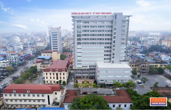 Trường đại học Kinh tế Kỹ thuật Công nghiệp Nam Định nhìn từ xa