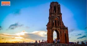 Khung cảnh bình minh tại nhà thờ Đổ Nam Định