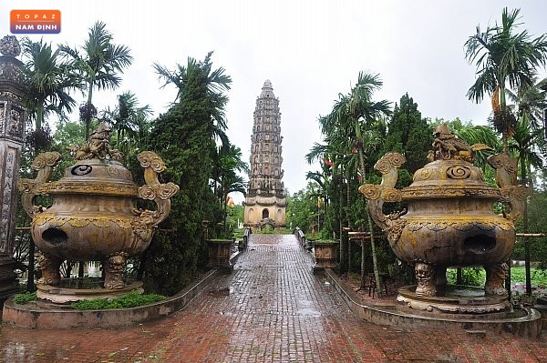 Hình ảnh kiến trúc chùa Cổ Lễ Nam Định