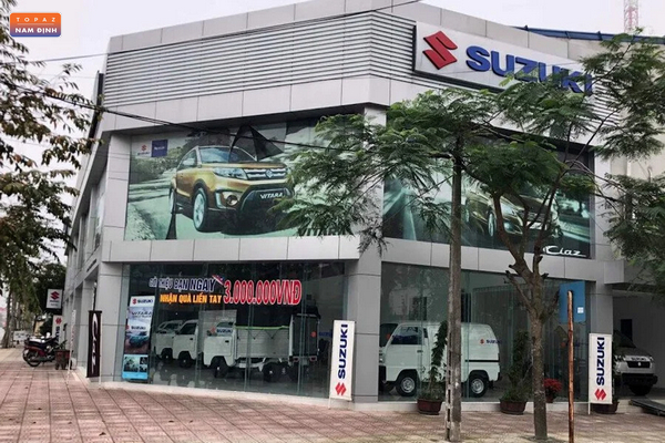 Cửa hàng Suzuki Nam Định tọa lạc ở vị trí đắc địa