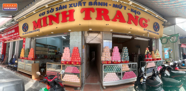 Cửa hàng sản xuất bánh mứt kẹo Minh Trang Nam Định