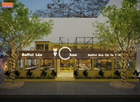 Nhà hàng tọa lạc ở vị trí đăc địa nhất thành phố Nam Định