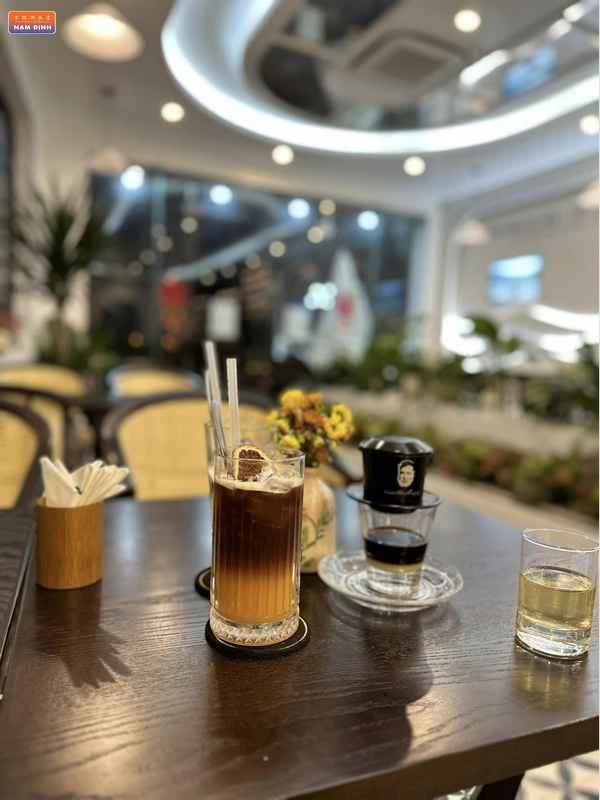 Đồ uống tại Cafe Trung Nguyên Legend Nam Định được đánh giá cao 