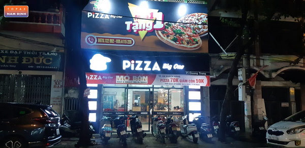 Review chi tiết quán Pizza Big One Nam Định từ A đến Z