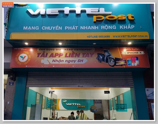 Những cơ sở Viettel Post Nam Định đều tọa lạc ở những vị trí thuận tiện và mặt đường lớn