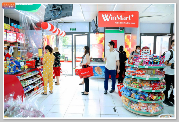 Không gian mua sắm tiện lợi và hiện đại ở Vinmart Nam Định