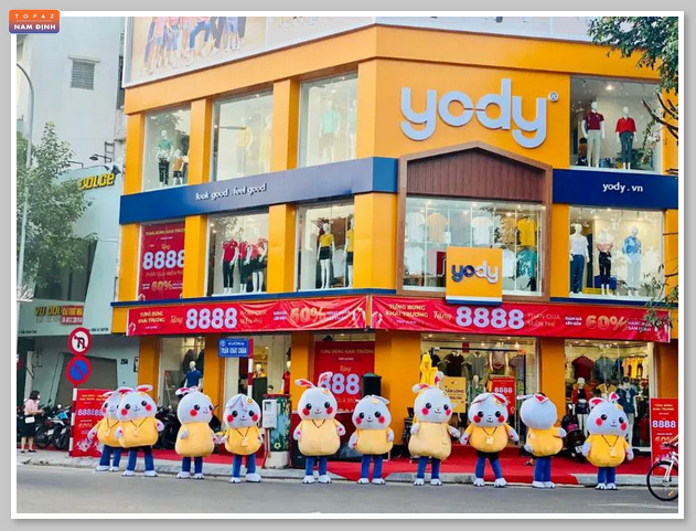 Cửa hàng Yody lớn nhất tại Nam Định