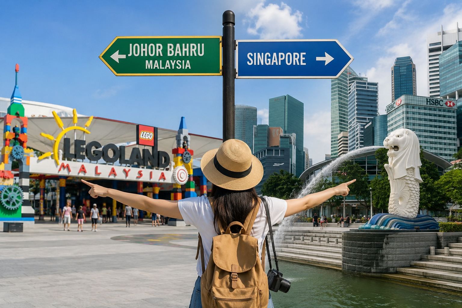 Johor Bahru và Singapore